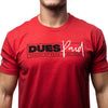 Men's Script Dues Paid Tee