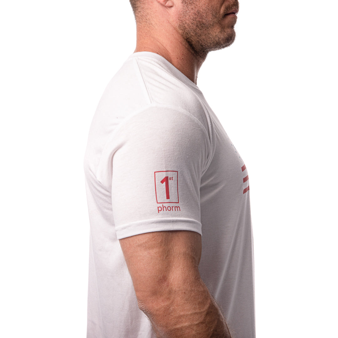 Mens Star Strapped Flag Tee